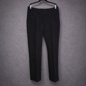 Suzy Shier Black Striped Dress Pants Size 11/12